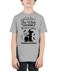 the witch is in the house sign 20# - witch - Youth Tee Unisex