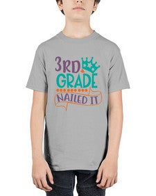 third grade nailed it 970# - third grade - Youth Tee Unisex