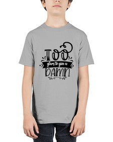 too glam to give a damn b 1180# - sassy - Youth Tee Unisex