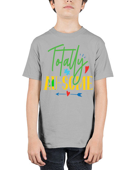 totally ausome Style 1# - autism - Youth Tee Unisex