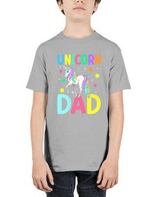 unicorn dad 454# - unicorn - Youth Tee Unisex