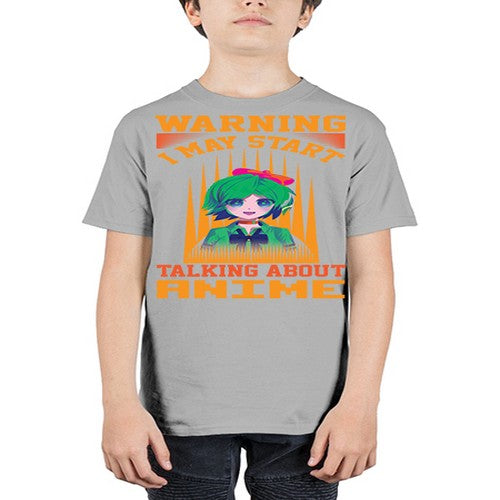 warning i may start talking about anime286# - anime - Youth Tee Unisex