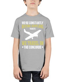 were constantly buying airplane  49# - airplane - Youth Tee Unisex