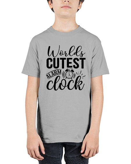 worlds cutest alarm clock 472# - baby - Youth Tee Unisex
