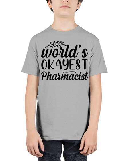 worlds okayest pharmacist 1663# - pharmacist - Youth Tee Unisex