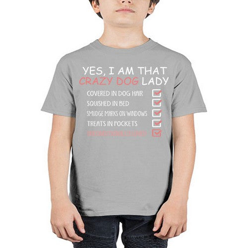 yes i am that crazy dog lady - dogs - Youth Tee Unisex