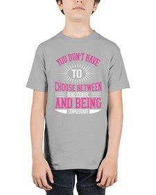 you dont have to choose between 503# - vegan - Youth Tee Unisex