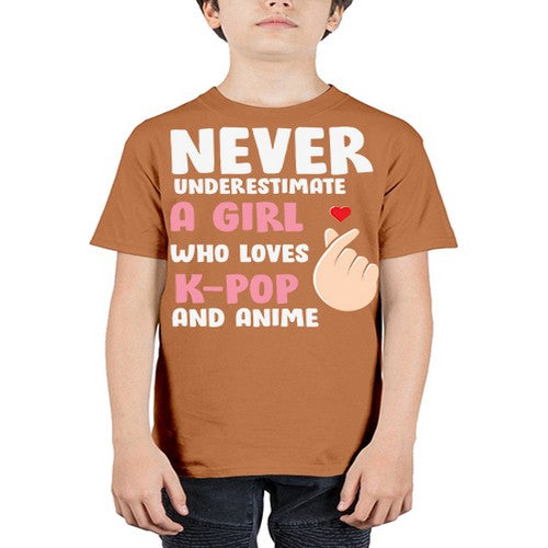 A Girl Who Loves Kpop and Anime 188# - anime - Youth Tee Unisex