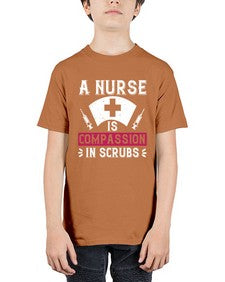 A Nurse is compassion in scrubs Style 18# - nurse - Youth Tee Unisex