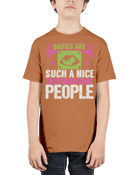 A baby is Gods opinion that life should go on Style 6# - baby - Youth Tee Unisex