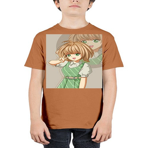 A beautiful and cute girl with dress 103# - anime - Youth Tee Unisex