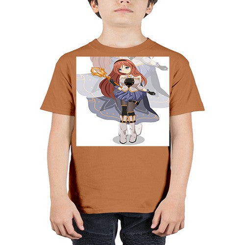 A beautiful girl with magic wand game 23# - anime - Youth Tee Unisex