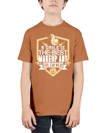 A smile is the best makeup any girl can wear Style 261# - beauty - fashion - Youth Tee Unisex
