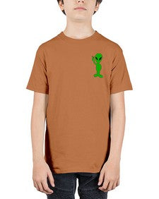 Alien in Pocket Side 3# - ufo - Youth Tee Unisex