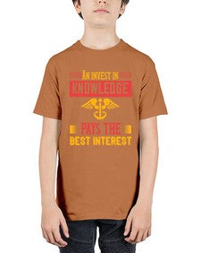 An invest in knowledge pays the best interest Style 45# - nurse - Youth Tee Unisex
