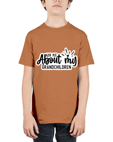 Ask Me About My Grandchildren 271# - baby - Youth Tee Unisex