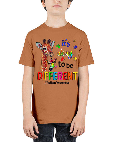 Autism Giraffe - autism - Youth Tee Unisex