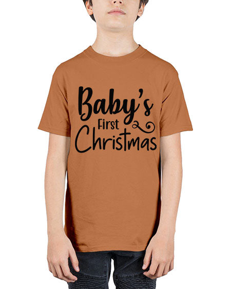 Babys First Christmas 277# - baby - Youth Tee Unisex