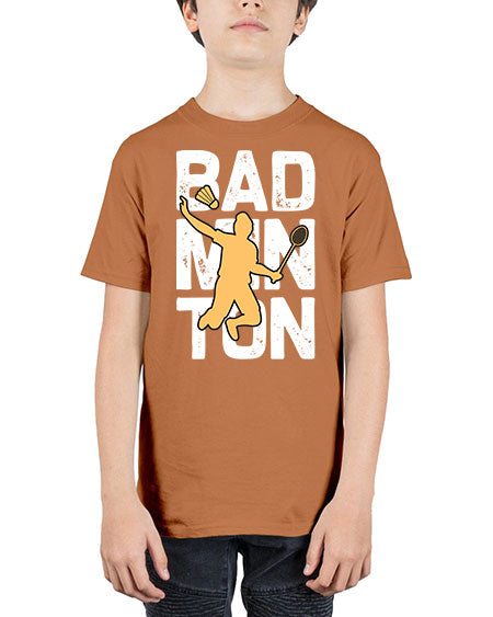 Bad 1452# - badminton - Youth Tee Unisex