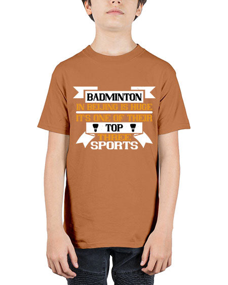 Badminton in beijing is huge its one of their top three sports 1672# - badminton - Youth Tee Unisex
