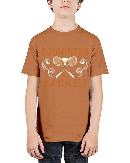 Badminton is my racket 1557# - badminton - Youth Tee Unisex