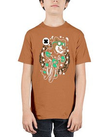 Bear motocross rider 15# - cartoon animals - Youth Tee Unisex