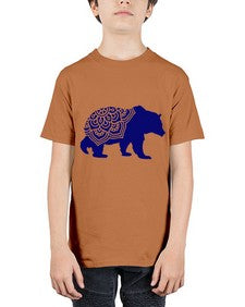 BearMandala 253# - mandala - Youth Tee Unisex