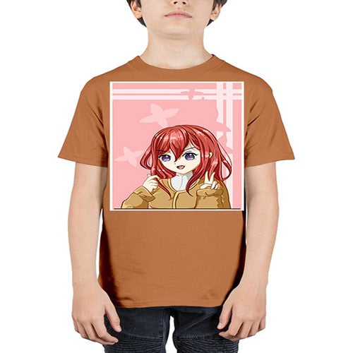 Beautiful and pretty little girl red long hair with 106# - anime - Youth Tee Unisex