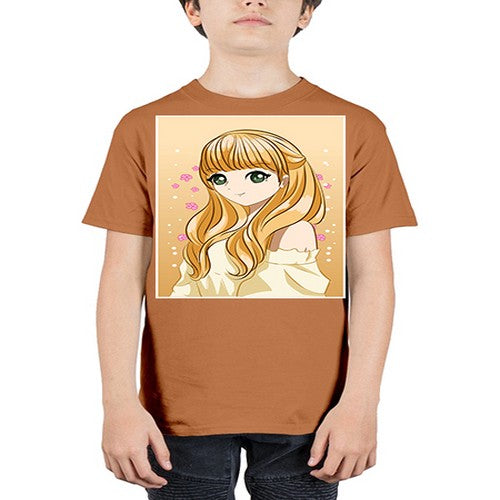Beautiful princess blonde hair 147# - anime - Youth Tee Unisex