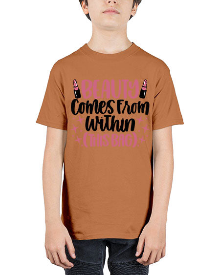 Beauty Comes From Within This Bag Style 138# - beauty - fashion - Youth Tee Unisex