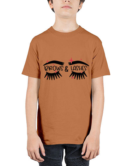 Brows Lashes Style 123# - beauty - fashion - Youth Tee Unisex