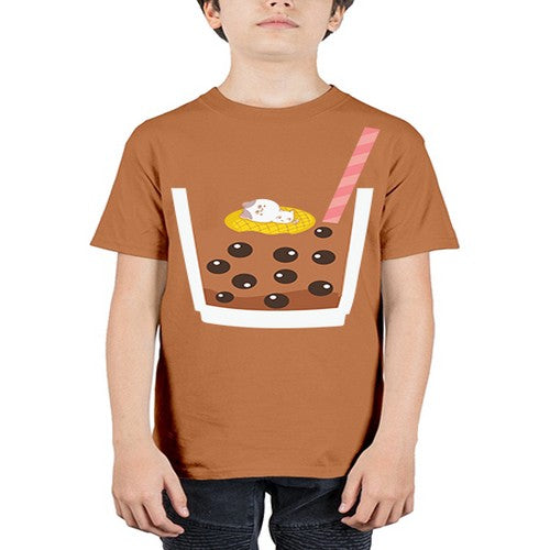Cat Boba Tea Anime Kawaii Anime 224# - anime - Youth Tee Unisex