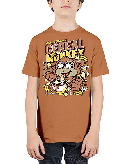 Cereal Monkey - monkey - Youth Tee Unisex