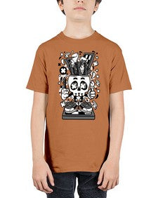 Chess Skull Head 328# - skull and bones - Youth Tee Unisex