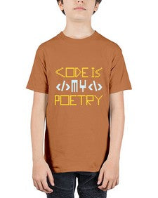 Code is my poetry 21# - computer - Youth Tee Unisex