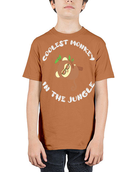 Collest Monkey in the Jungle 3# - monkey - Youth Tee Unisex