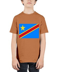 Congo Democratic Republic of the 613# - world flags - Youth Tee Unisex