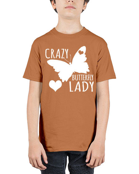 Crayz butterfly lady - butterfly - Youth Tee Unisex