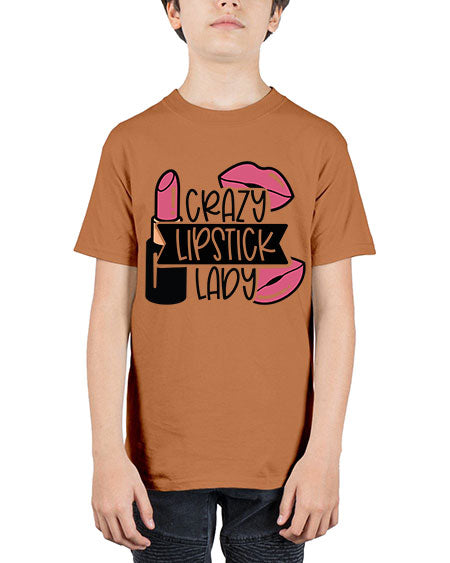 Crazy Lipstick Lady Style 108# - beauty - fashion - Youth Tee Unisex