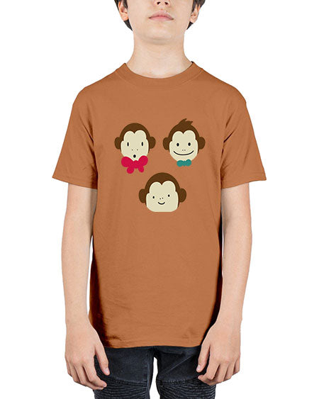 Cute_little_monkeys_5425 - monkey - Youth Tee Unisex