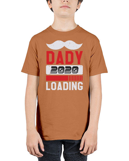 Dady Loading Style 70# - baby shower - Youth Tee Unisex
