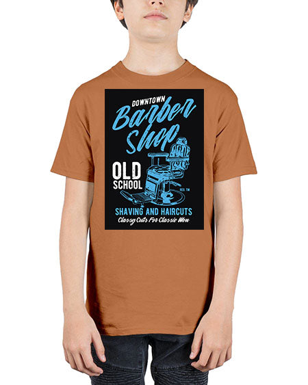 Downtown Barbershop CS729# - barber - Youth Tee Unisex