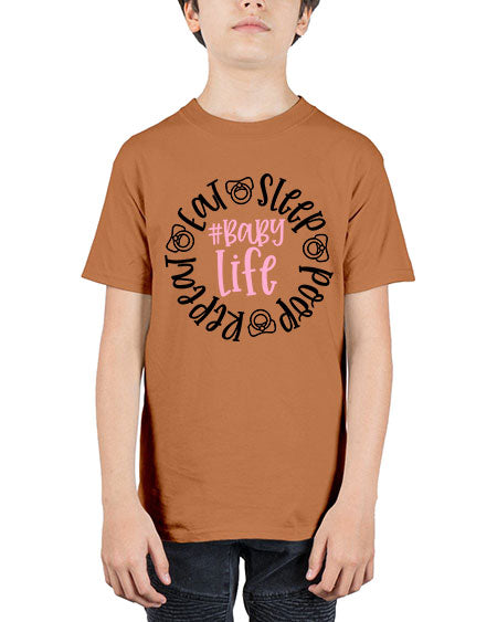 Eat Sleep Poop Repeat BabyLife Style 306# - baby - Youth Tee Unisex