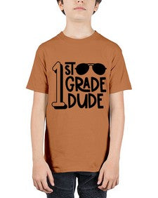 First Grade Dude 135# - first grade - Youth Tee Unisex