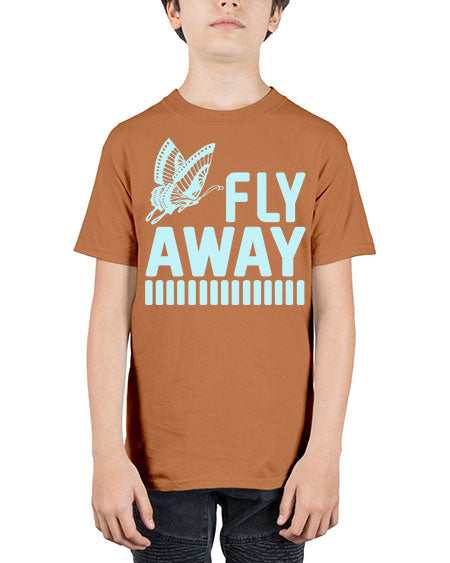 Fly away butterfly - butterfly - Youth Tee Unisex