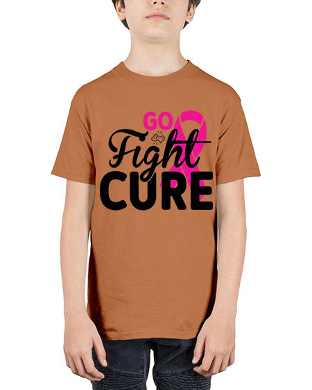Go Fight Cure 23# - breast cancer - Youth Tee Unisex