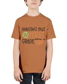 Hanging Out in First 233# - first grade - Youth Tee Unisex