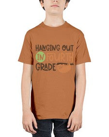 Hanging Out in Fourth 234# - fourth grade - Youth Tee Unisex
