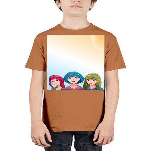 Happy three friend 20# - anime - Youth Tee Unisex