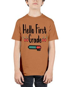 Hello First Grade 273# - first grade - Youth Tee Unisex